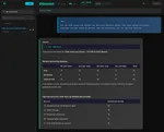 A thinmint chat where the reporting agent runs Collaborate's FFY2025 VOCA report for a Child Advocacy Center and returns two tables: victims served by quarter, new and returning, and the top five services