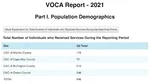 VOCA report output.