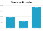 Services provided chart.