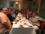Photo of Collaborate clients and prospects enjoying a nice dinner together.