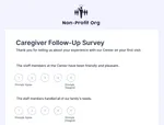 Screenshot of an example External Form Survey.