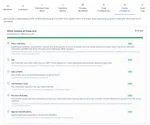 The Funder Compliance tab in Collaborate: each VOCA data point, whether it is met, and the forms and fields that capture it