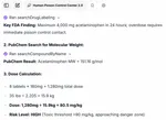 Screenshot of Collaborate agent consulting FDA and PubMed data.