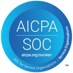 SOC 2 badge.