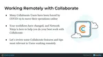 working remotely with collaborate