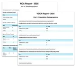 Screenshot of 1-click VOCA and NCA reports in Collaborate.